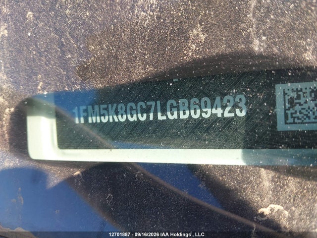 Aukcja sprzedaży 2020 Ford Explorer St, vin: 1FM5K8GC7LGB69423, numer aukcji: 12701887