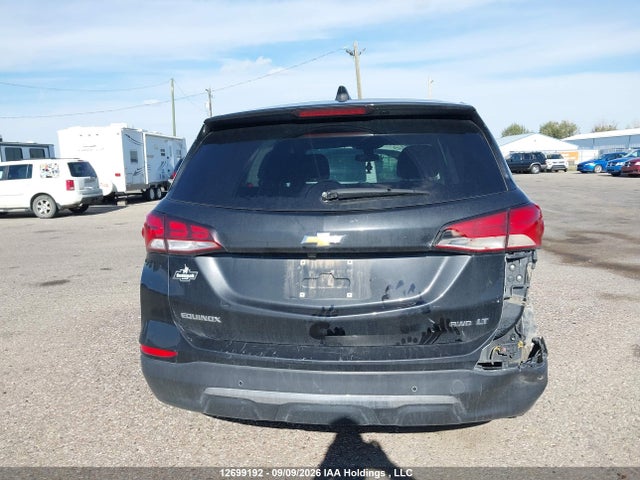 2022 Chevrolet Equinox Lt მანქანა იყიდება აუქციონზე, vin: 2GNAXUEV0N6137344, აუქციონის ნომერი: 12699192