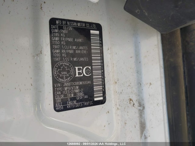 Nissan Rogue Sl 2025 JN8BT3CB8SW169346 Image 18