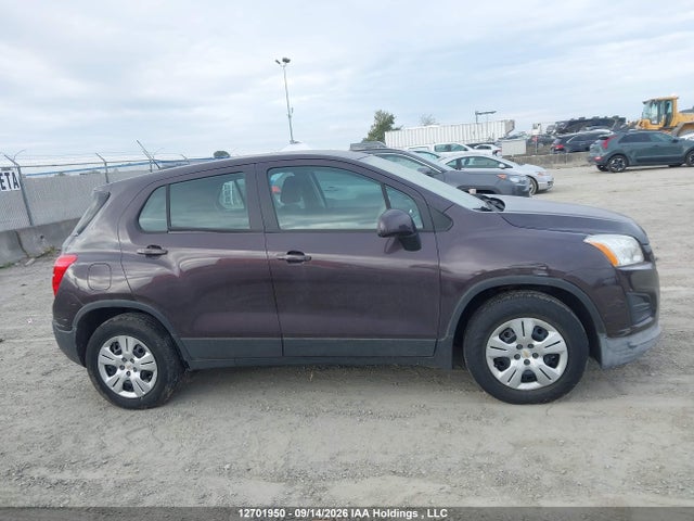 12701950 :رقم المزاد ، 3GNCJKSB4FL137336 vin ، 2015 Chevrolet Trax Ls Fwd مزاد بيع