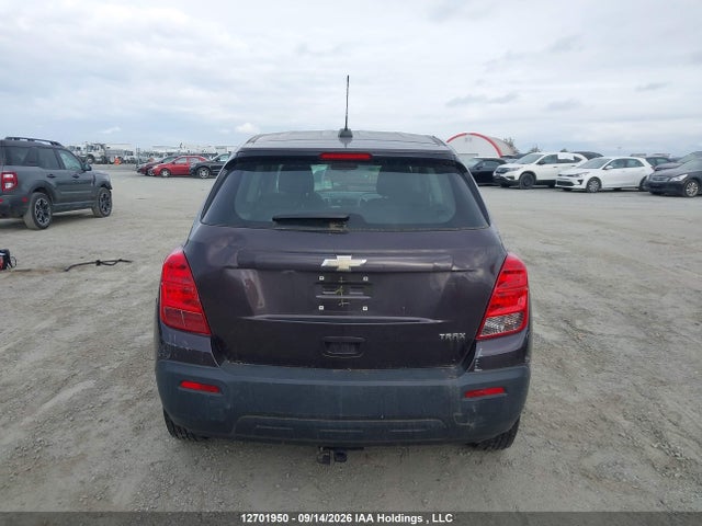 12701950 :رقم المزاد ، 3GNCJKSB4FL137336 vin ، 2015 Chevrolet Trax Ls Fwd مزاد بيع