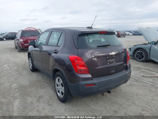 12701950 :رقم المزاد ، 3GNCJKSB4FL137336 vin ، 2015 Chevrolet Trax Ls Fwd مزاد بيع