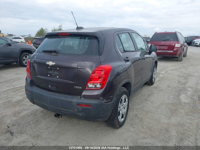 12701950 :رقم المزاد ، 3GNCJKSB4FL137336 vin ، 2015 Chevrolet Trax Ls Fwd مزاد بيع