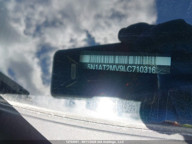 2020 Nissan Rogue S/sl/sv მანქანა იყიდება აუქციონზე, vin: 5N1AT2MV9LC710316, აუქციონის ნომერი: 12702001