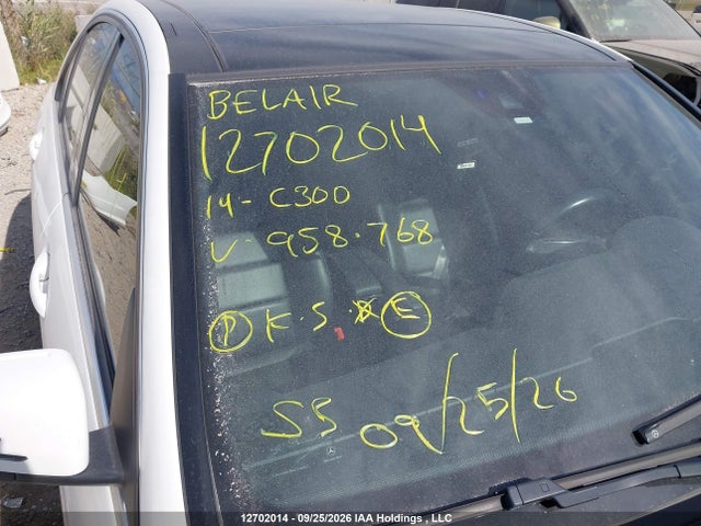 Aukcja sprzedaży 2014 Mercedes-benz C 300, vin: WDDGF8AB2EA958768, numer aukcji: 12702014