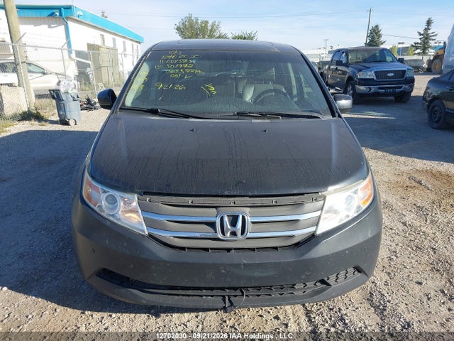 12702030 :رقم المزاد ، 5FNRL5H6XBB501972 vin ، 2011 Honda Odyssey Exl مزاد بيع
