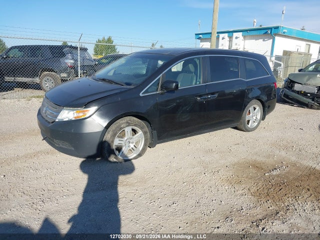 12702030 :رقم المزاد ، 5FNRL5H6XBB501972 vin ، 2011 Honda Odyssey Exl مزاد بيع