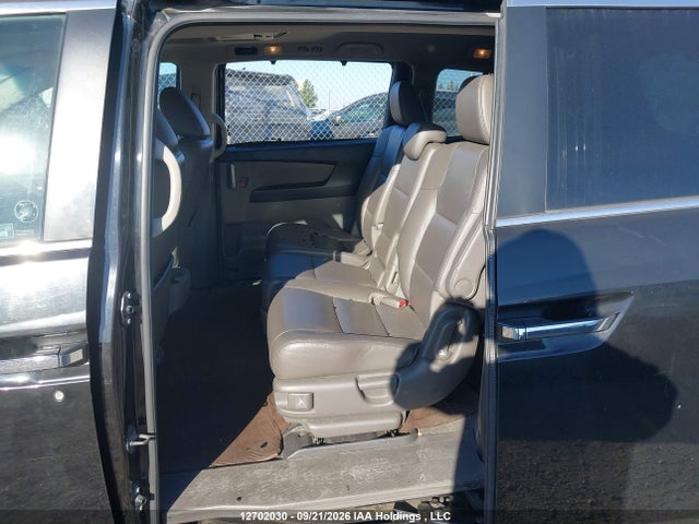12702030 :رقم المزاد ، 5FNRL5H6XBB501972 vin ، 2011 Honda Odyssey Exl مزاد بيع