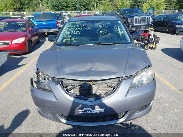 12702041 :رقم المزاد ، JM1BK12F661519339 vin ، 2006 Mazda Mazda3 Gs/gx مزاد بيع