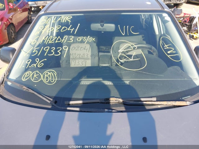 12702041 :رقم المزاد ، JM1BK12F661519339 vin ، 2006 Mazda Mazda3 Gs/gx مزاد بيع