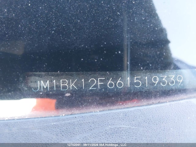 12702041 :رقم المزاد ، JM1BK12F661519339 vin ، 2006 Mazda Mazda3 Gs/gx مزاد بيع