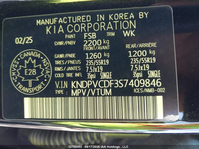 KIA Sportage Ex 2025 KNDPVCDF3S7409846 Image 18