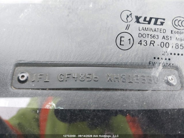 1999 Subaru Impreza Outback Sport მანქანა იყიდება აუქციონზე, vin: JF1GF4856XH812330, აუქციონის ნომერი: 12702058