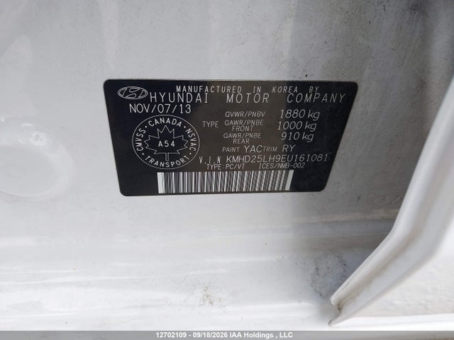 Продаж на аукціоні авто 2014 Hyundai Elantra Gt, vin: KMHD25LH9EU161081, номер лоту: 12702109