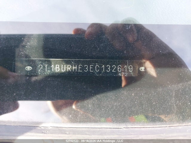 Toyota COROLLA LE 2014 2T1BURHE3EC132619 Image 18