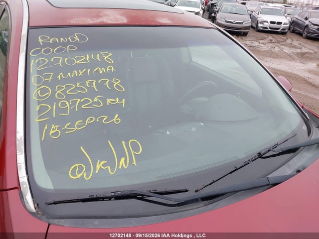 Aukcja sprzedaży 2007 Nissan Maxima Se/sl, vin: 1N4BA41E57C825778, numer aukcji: 12702148