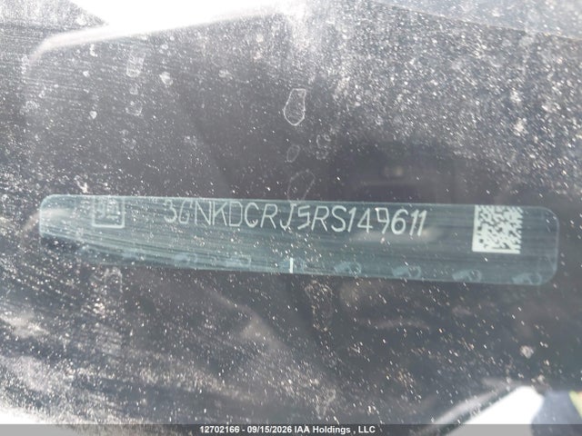 12702166 :رقم المزاد ، 3GNKDCRJ5RS149611 vin ، 2024 Chevrolet Blazer Ev Rs Eawd مزاد بيع