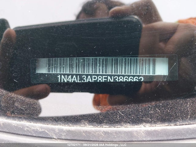 12702171 :رقم المزاد ، 1N4AL3AP8FN386662 vin ، 2015 Nissan Altima مزاد بيع