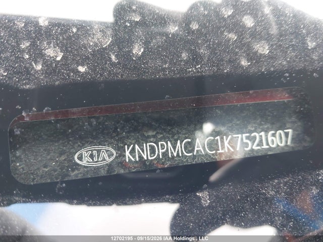 12702195 :رقم المزاد ، KNDPMCAC1K7521607 vin ، 2019 Kia Sportage Lx مزاد بيع