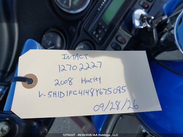 12702227 :رقم المزاد ، 5HD1FC4148Y675085 vin ، 2008 Harley-davidson Flhtcui مزاد بيع