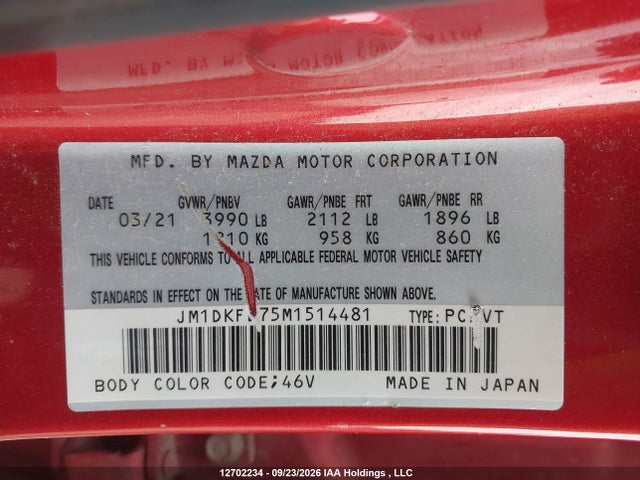 Mazda Cx-3 Gt 2021 JM1DKFD75M1514481 Image 19