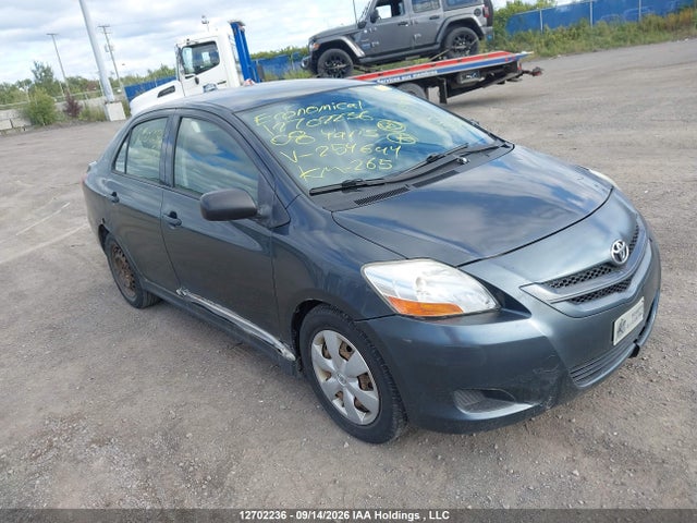 12702236 :رقم المزاد ، JTDBT923581254644 vin ، 2008 Toyota Yaris مزاد بيع