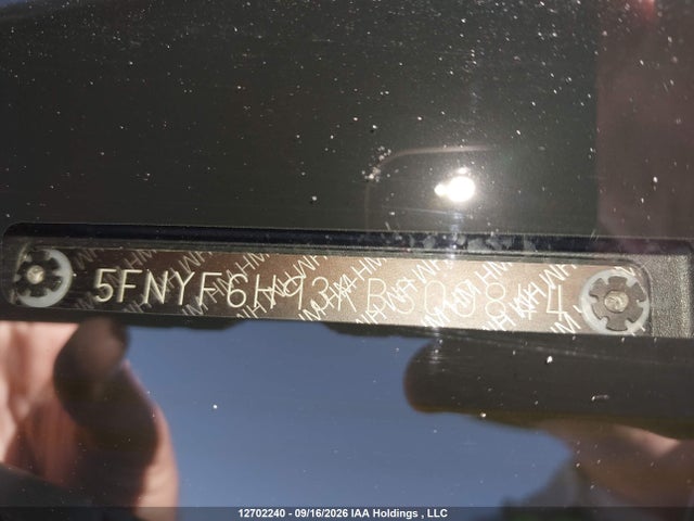 Honda Pilot Touring 2019 5FNYF6H93KB500844 Image 19
