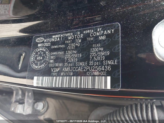 Hyundai Tucson 2023 KM8JCCAE2PU256436 Image 9