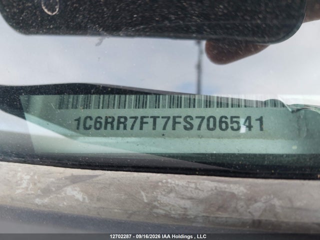 Aukcja sprzedaży 2015 Ram 1500 St, vin: 1C6RR7FT7FS706541, numer aukcji: 12702287