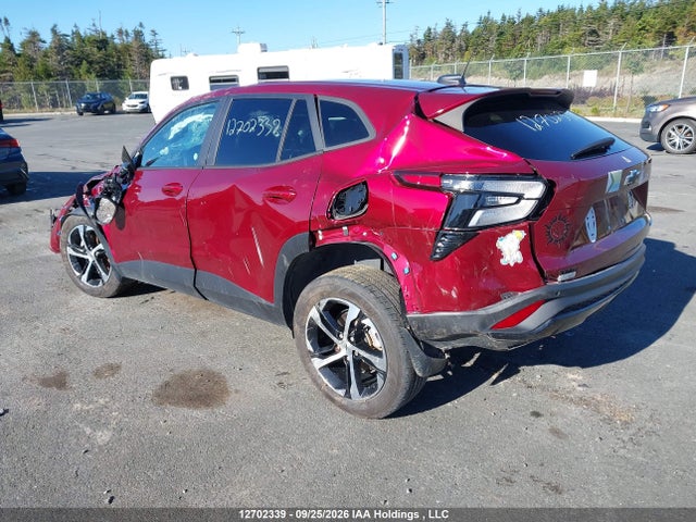 12702339 :رقم المزاد ، KL77LGE27RC189313 vin ، 2024 Chevrolet Trax 1rs مزاد بيع