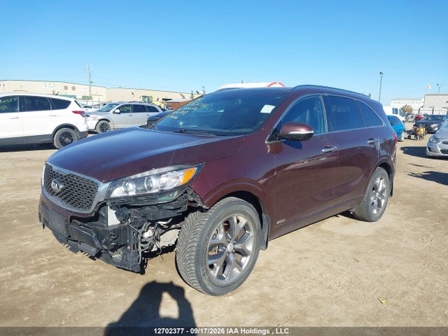 2016 Kia Sorento 2.0l Sx მანქანა იყიდება აუქციონზე, vin: 5XYPKDA10GG157118, აუქციონის ნომერი: 12702377