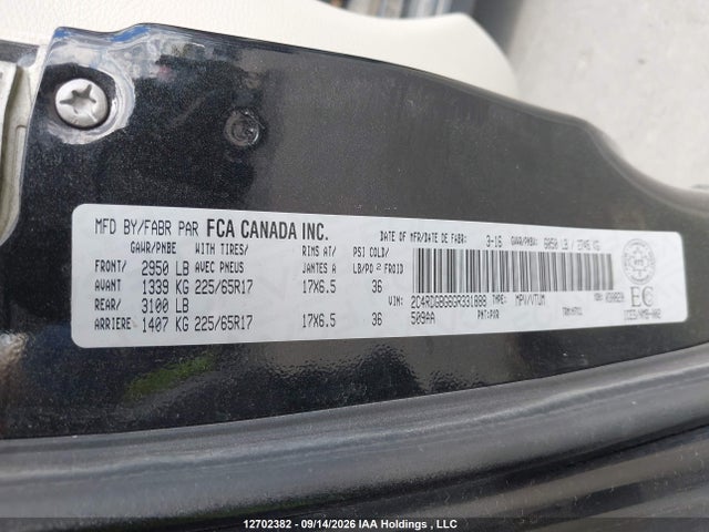 Auction sale of the 2016 Dodge Grand Caravan Se, vin: 2C4RDGBG6GR331888, lot number: 12702382