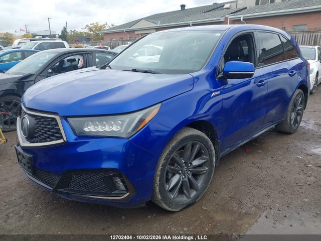 12702404 :رقم المزاد ، 5J8YD4H0XKL801914 vin ، 2019 Acura Mdx مزاد بيع