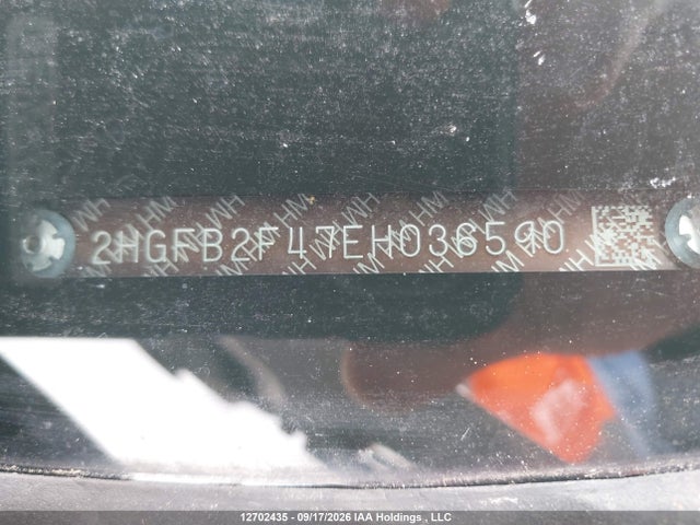 Honda Civic 2014 2HGFB2F47EH036590 Image 20