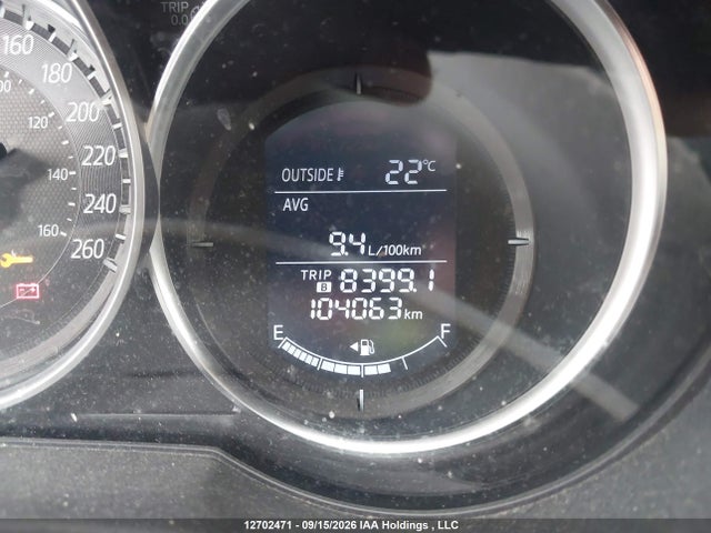 12702471 :رقم المزاد ، JM3KE4CY6G0745615 vin ، 2016 Mazda Cx-5 Touring مزاد بيع