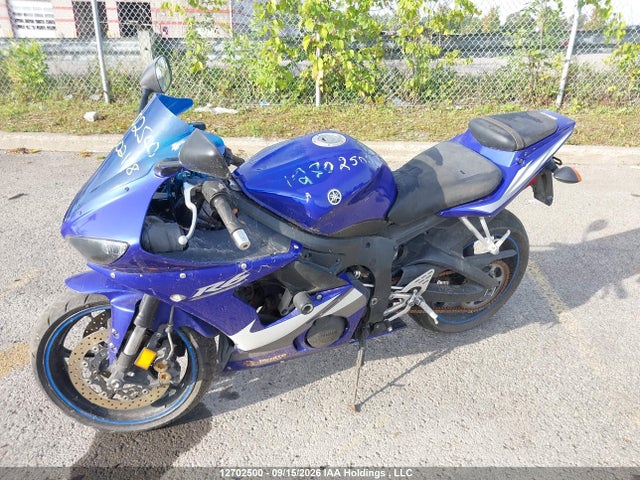 Aukcja sprzedaży 2005 Yamaha Yzfr6 Sb, vin: JYARJ06N35A002118, numer aukcji: 12702500