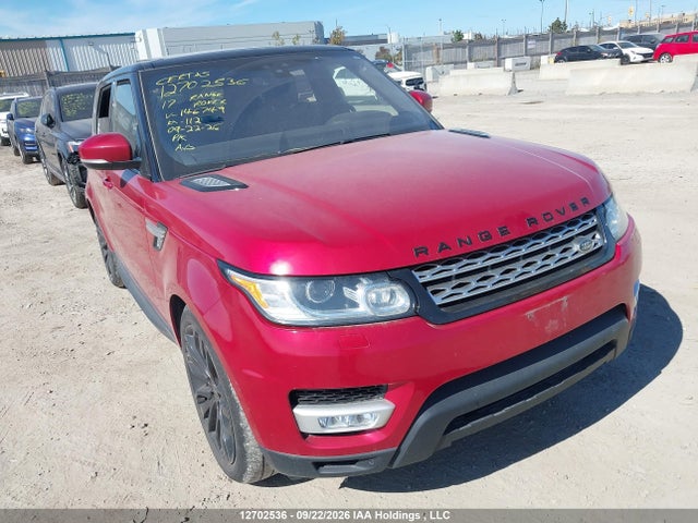 2017 Land Rover Range Rover Sport Hse მანქანა იყიდება აუქციონზე, vin: SALWR2FK3HA146749, აუქციონის ნომერი: 12702536
