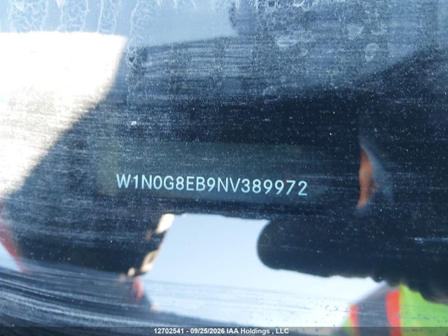2022 Mercedes-benz Glc 300 4matic მანქანა იყიდება აუქციონზე, vin: W1N0G8EB9NV389972, აუქციონის ნომერი: 12702541