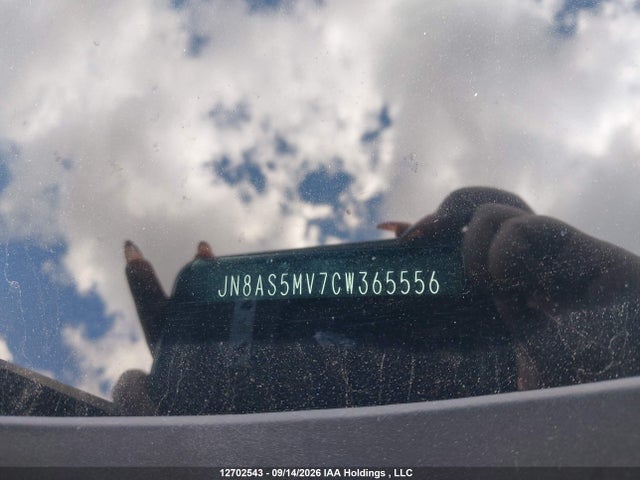12702543 :رقم المزاد ، JN8AS5MV7CW365556 vin ، 2012 Nissan Rogue Sv مزاد بيع
