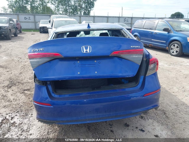 12702550 :رقم المزاد ، 2HGFE2F52NH115245 vin ، 2022 Honda Civic Sport مزاد بيع
