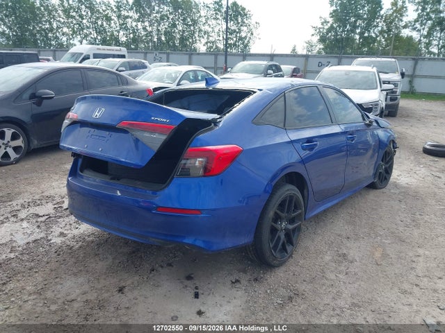 12702550 :رقم المزاد ، 2HGFE2F52NH115245 vin ، 2022 Honda Civic Sport مزاد بيع