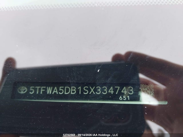12702568 :رقم المزاد ، 5TFWA5DB1SX334743 vin ، 2025 Toyota Tundra Crewmax Limited/crewmax Platinum/crewmax 1794/crewmax Sr/crewmax Sr5 مزاد بيع