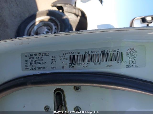 Aukcja sprzedaży 2015 Ram 2500 St, vin: 3C6TR4HT3FG654821, numer aukcji: 12702570