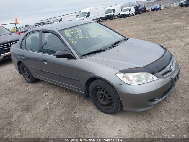 Aukcja sprzedaży 2005 Honda Civic, vin: 2HGES16365H014092, numer aukcji: 12702628
