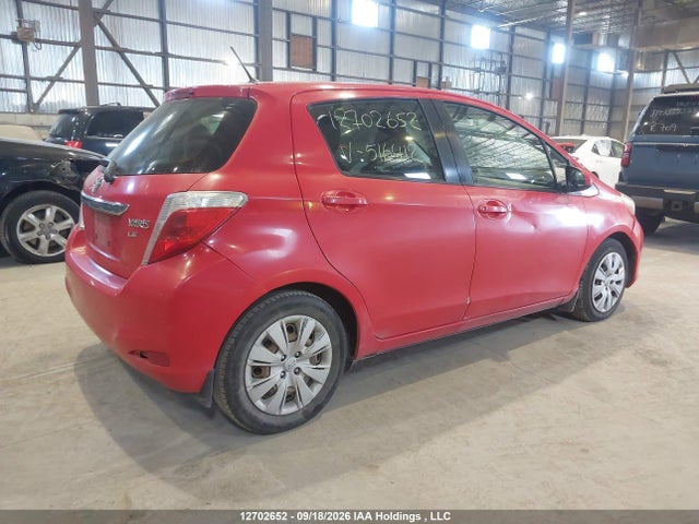 2012 Toyota Yaris მანქანა იყიდება აუქციონზე, vin: JTDKTUD33CD516412, აუქციონის ნომერი: 12702652