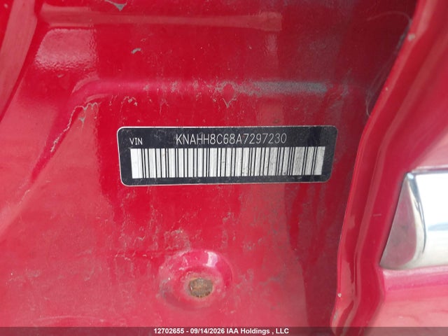 Auction sale of the 2010 Kia Rondo Ex, vin: KNAHH8C68A7297230, lot number: 12702655