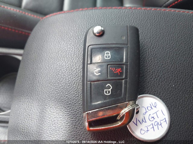 Aukcja sprzedaży 2016 Volkswagen Gti, vin: 3VW4T7AU9GM027947, numer aukcji: 12702675