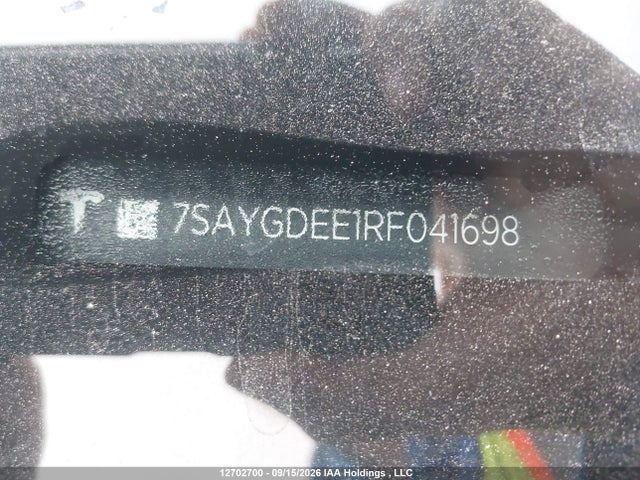 Aukcja sprzedaży 2024 Tesla Model Y Long Range, vin: 7SAYGDEE1RF041698, numer aukcji: 12702700