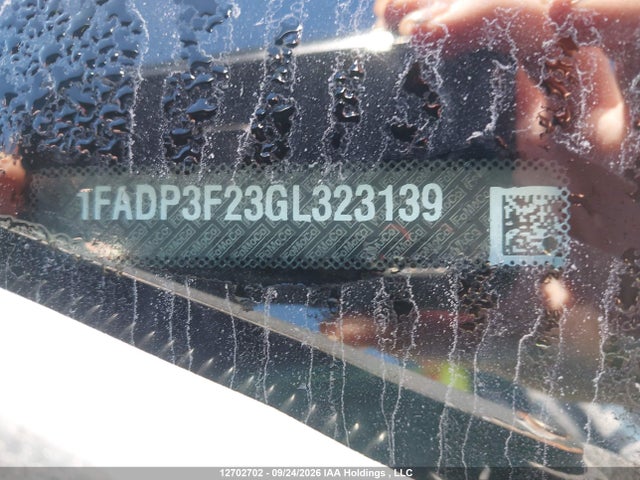 1FADP3F23GL323139 Ford Focus