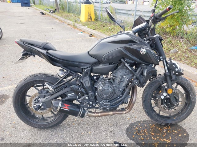 2021 Yamaha Mt-07 მანქანა იყიდება აუქციონზე, vin: JYARM32N2MA000454, აუქციონის ნომერი: 12702726